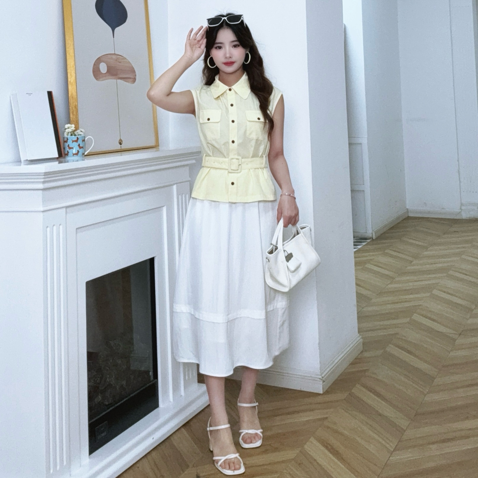 IEF/爱依服2025新款夏季梭织上下套裙