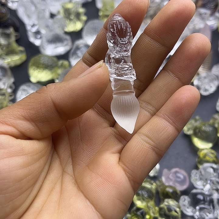 水晶摆件未镶嵌吊坠