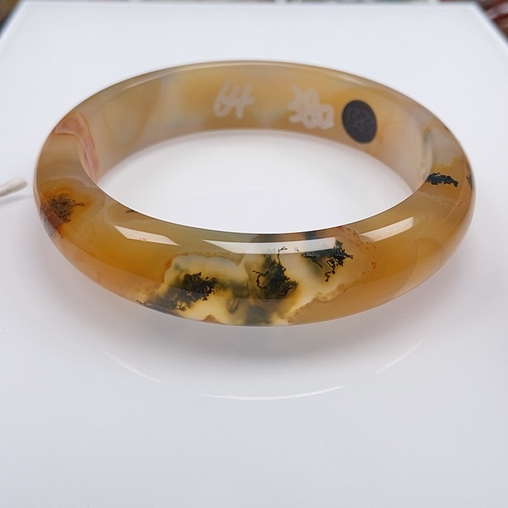 手镯玛瑙/玉髓未镶嵌紫**升