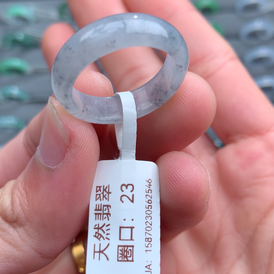 翡翠戒指未镶嵌天然