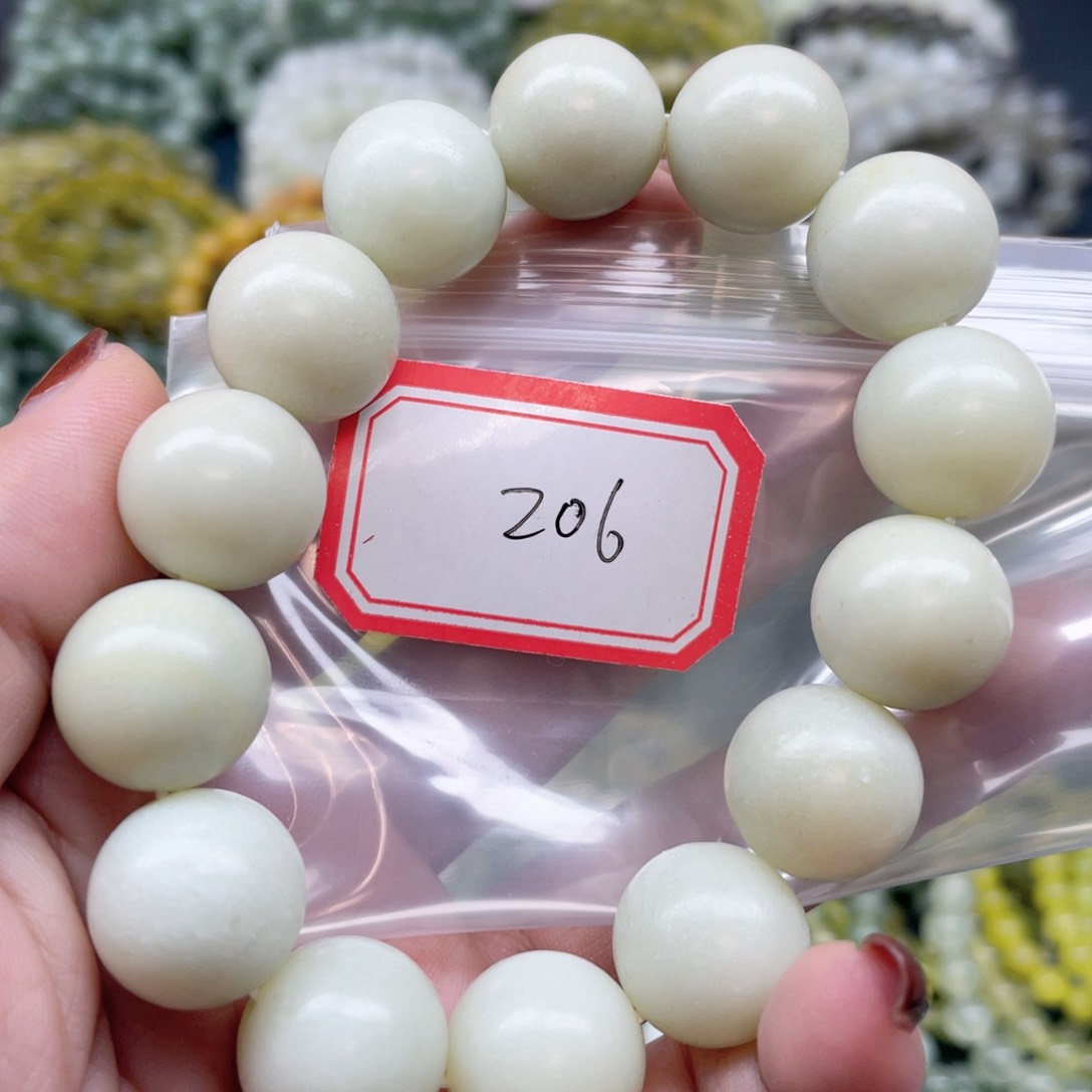 未镶嵌蛇纹石玉手串