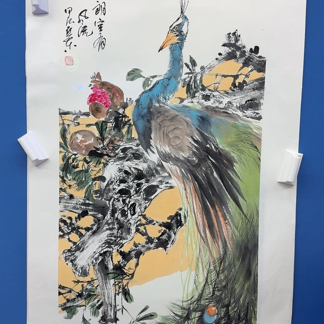 国画多次参加国内外大型