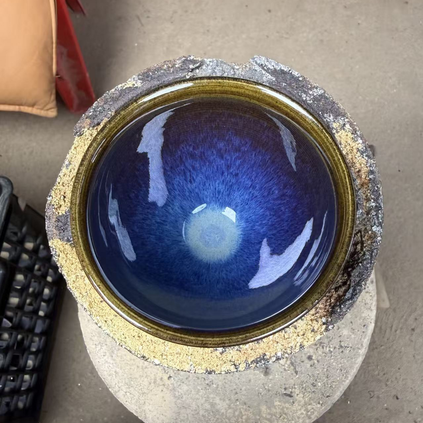 建盏主人杯【回蓝】电烧专用茶具