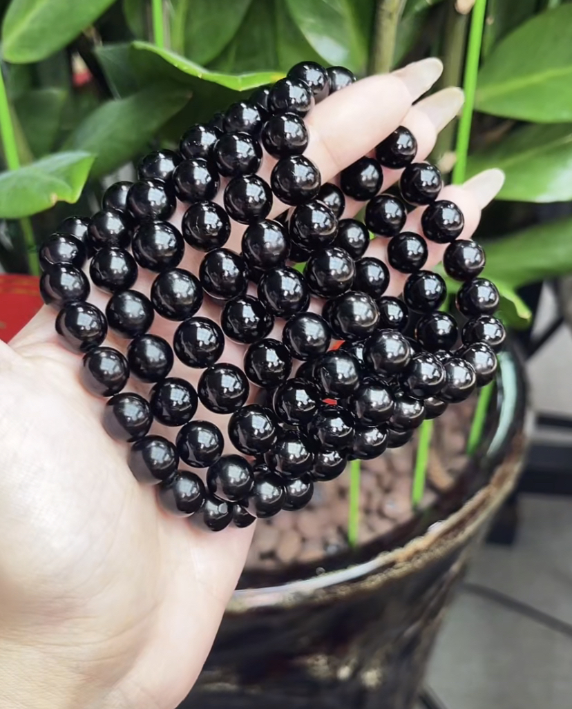 【德昌隆珠宝】10mm缅甸翳珀圆珠手串(多样性发其一)