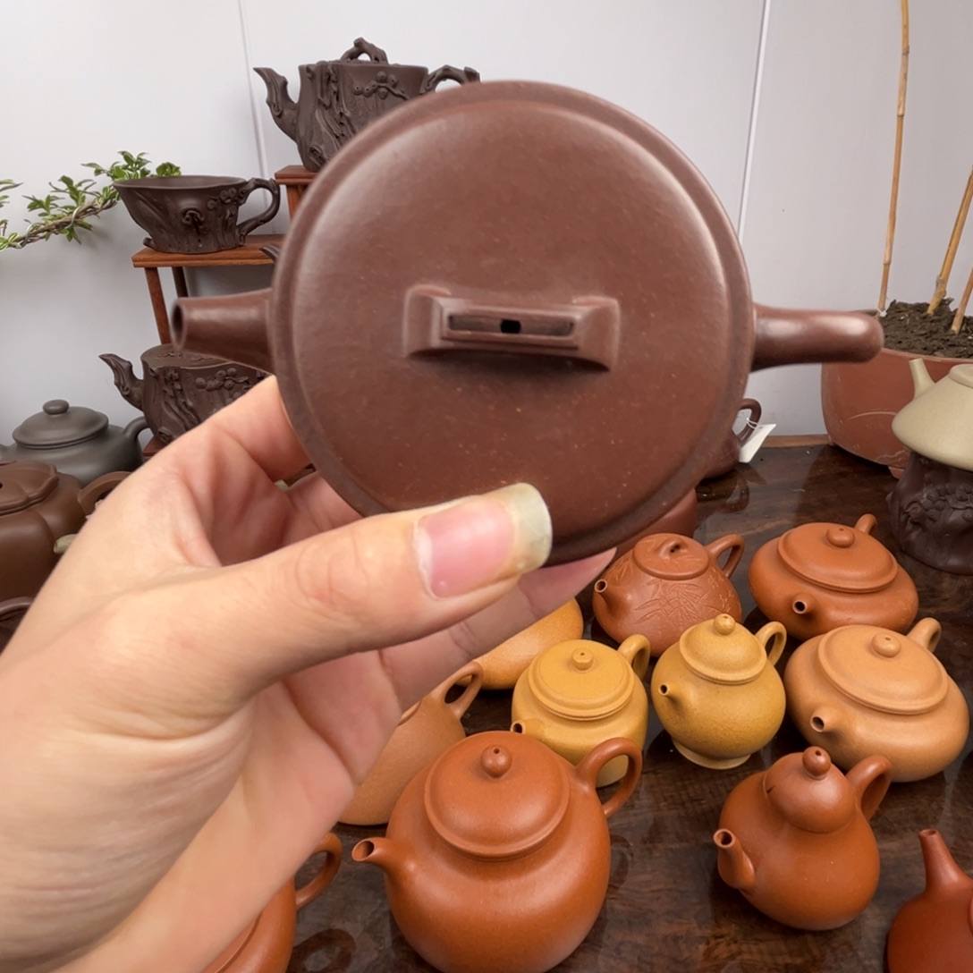 半***醒茶宠紫砂紫泥汉瓦