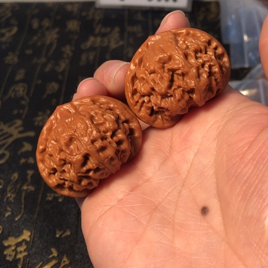 把件文玩核桃宫灯42mm