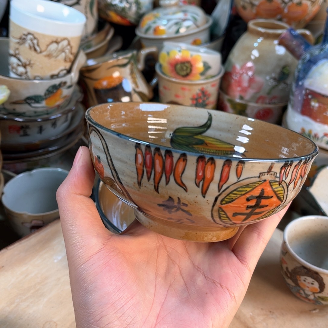 景德镇手工手绘杯