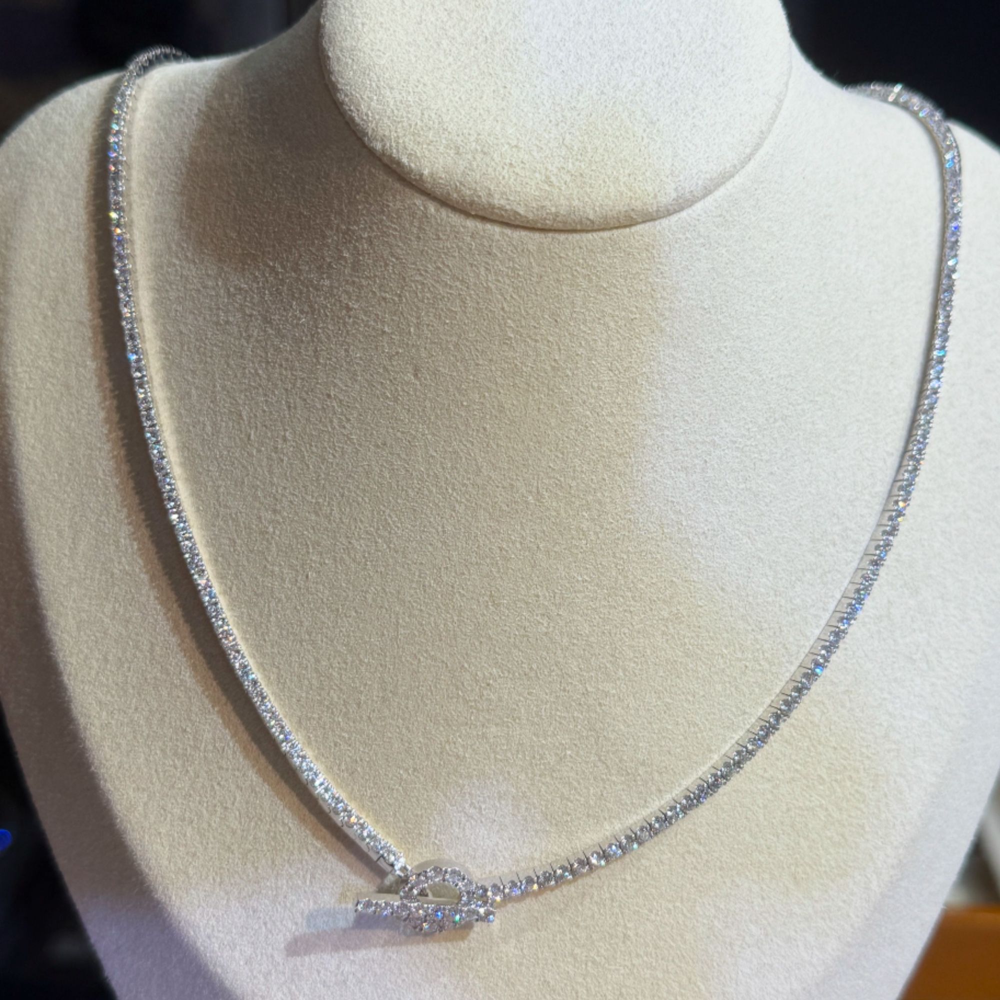 18K金猪鼻子项链 CZ (定制品质48小时鉴赏期）