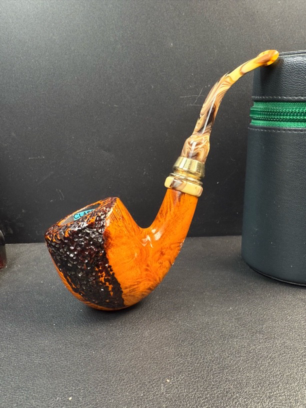 丹麦吉普森C2石楠木烟斗（内径21.7 斗深46 长158）