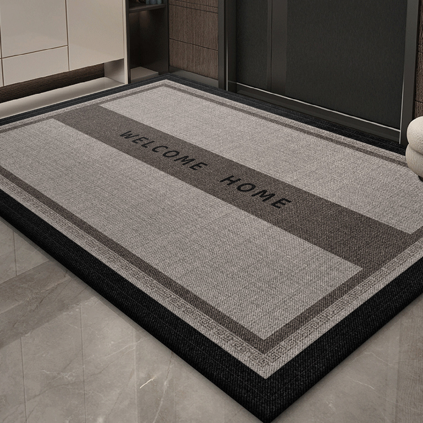 地垫入户门垫复古进门玄关好打理地毯脚垫可裁剪家用防滑垫子蹭土