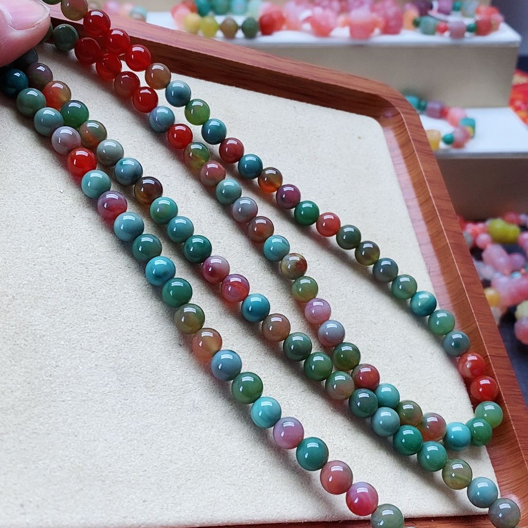 玛瑙手饰未镶嵌盐源003