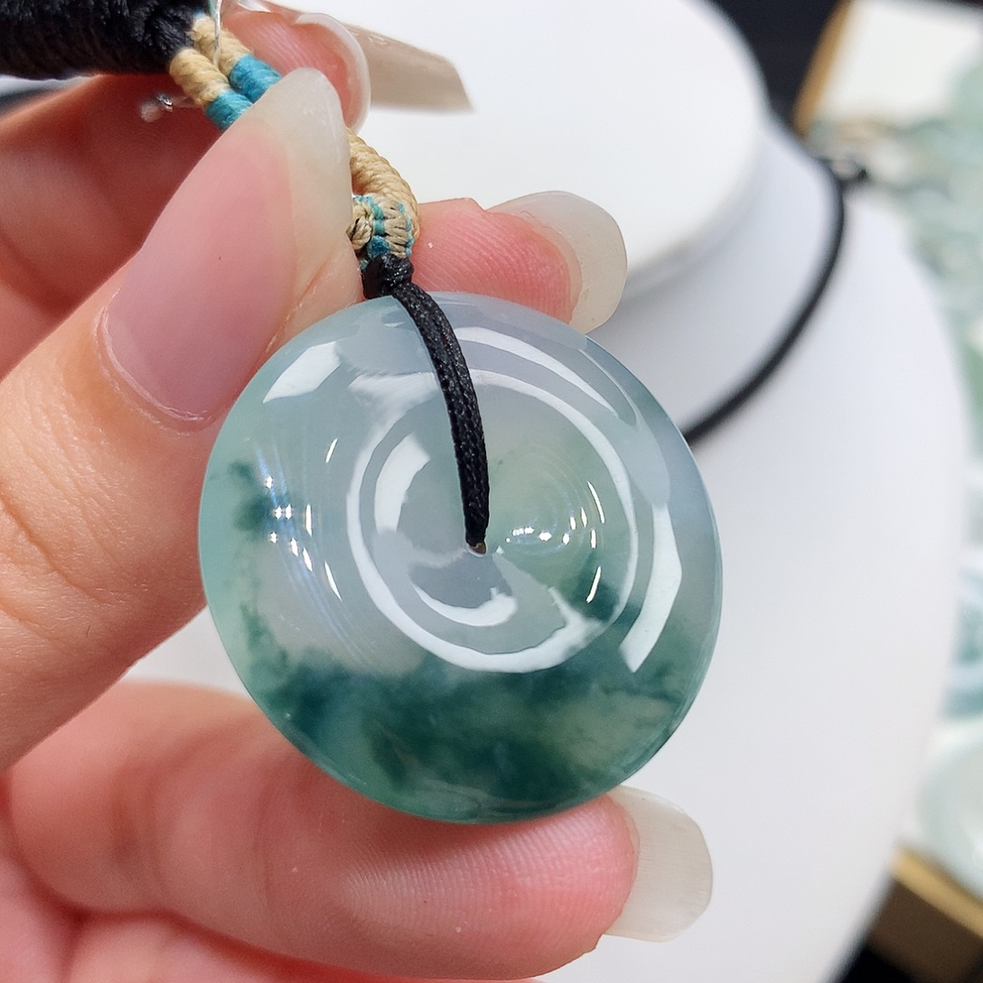 翡翠未镶嵌胸饰翡翠50，27.8/5.8