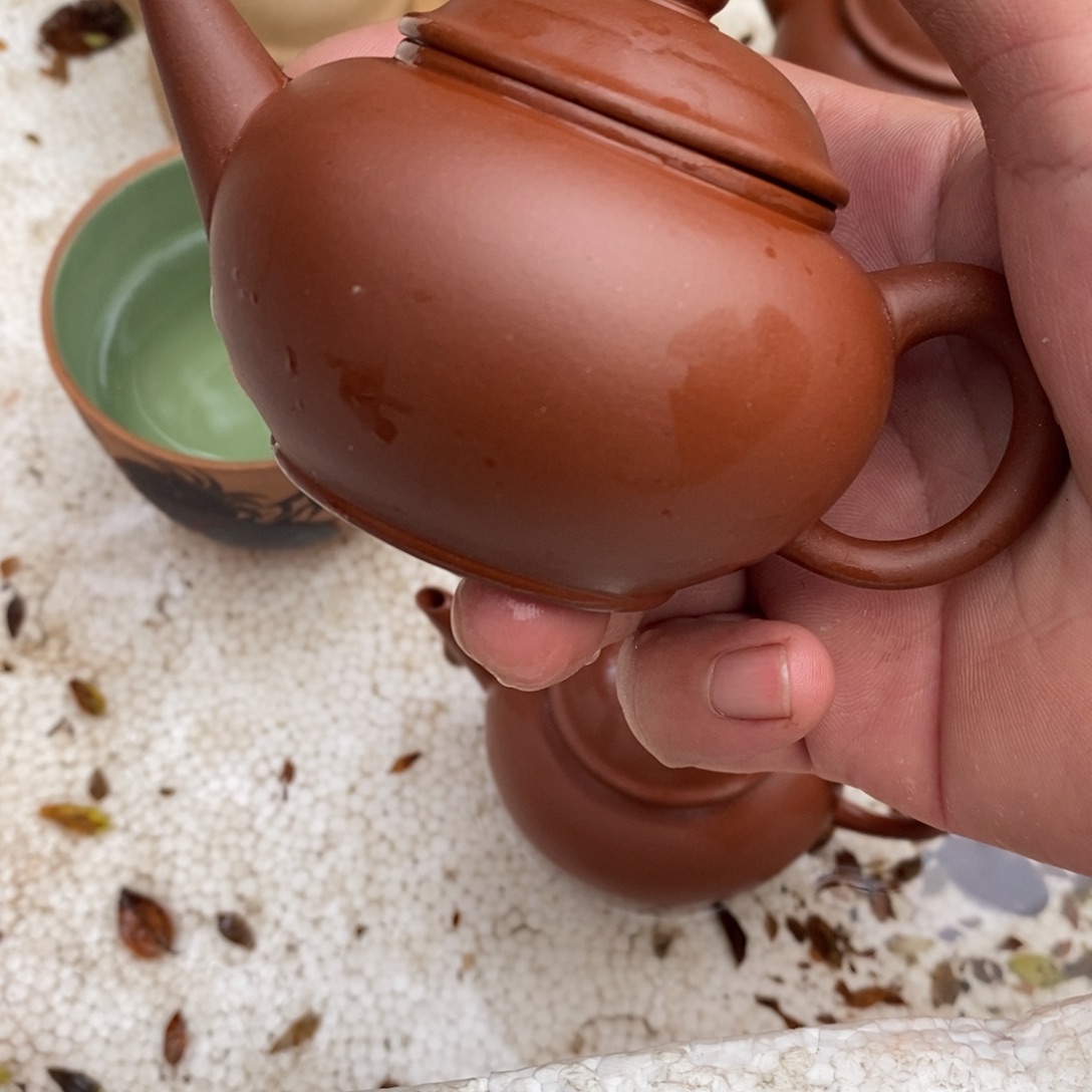 菜***丸茶壶紫砂年糕土水平