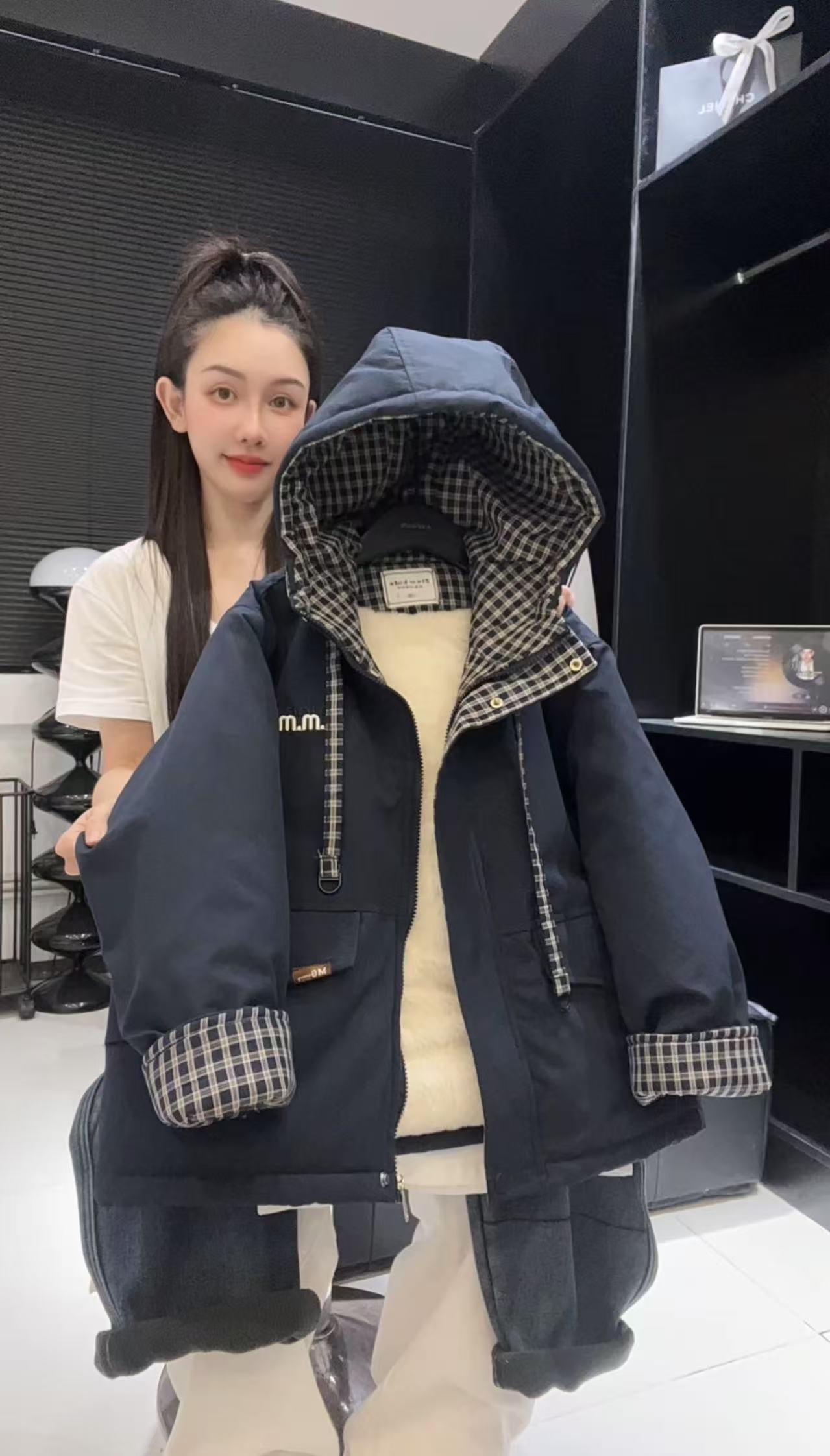 【现货48H】男中大童冬季棉衣新款洋气冬装宽松棉服保暖外套DB395