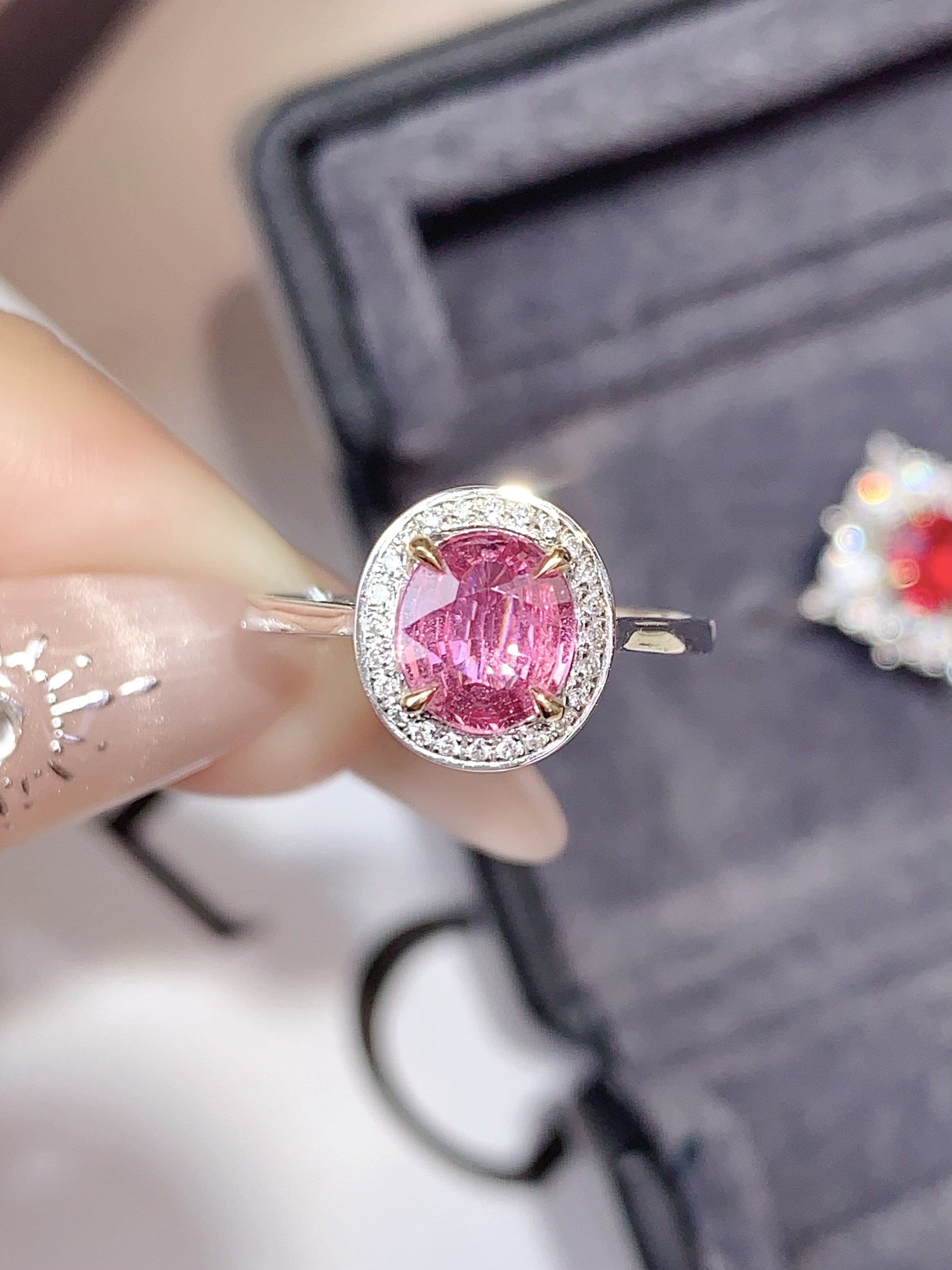 18k金无烧帕帕戒指-SL CGRL证书