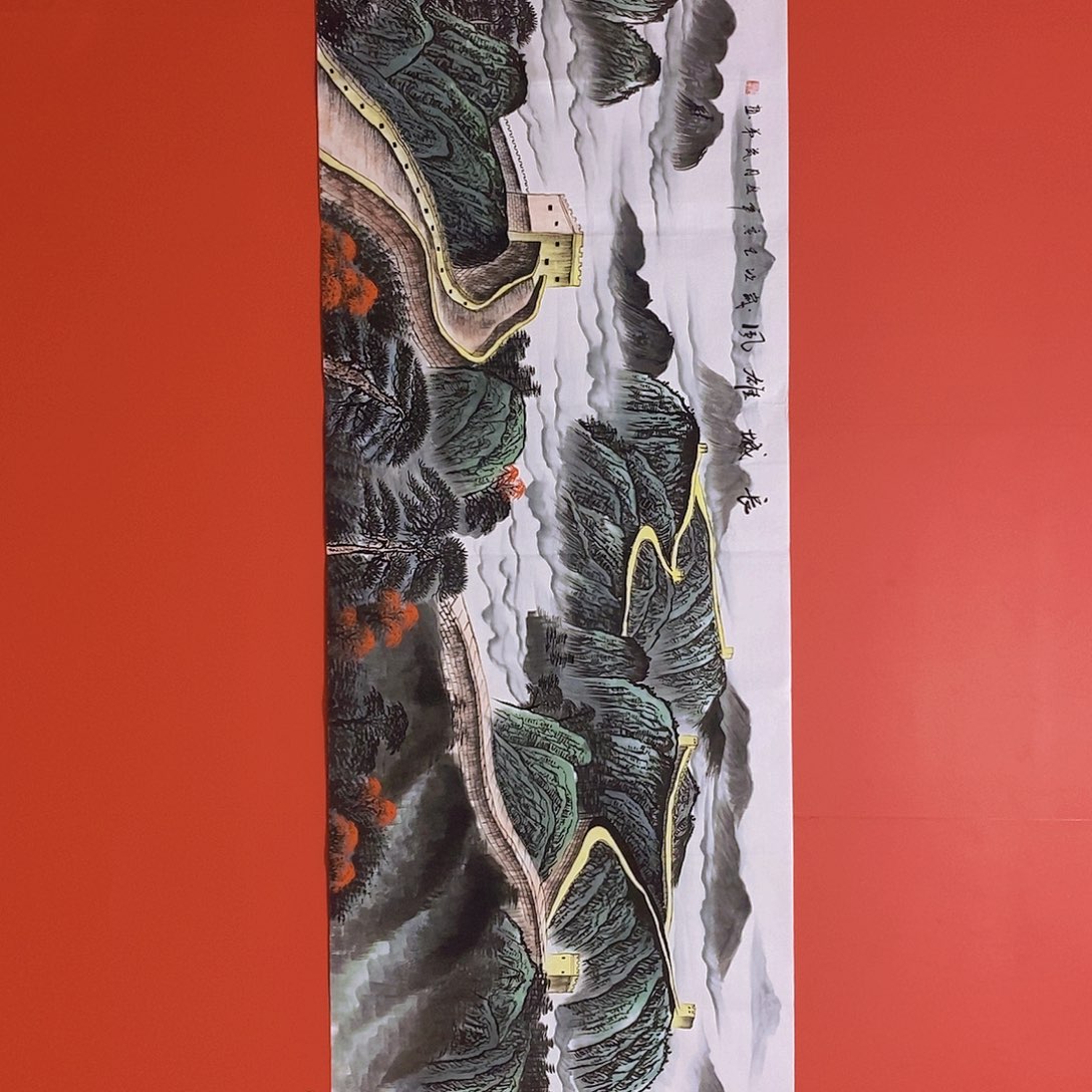 国画山水花鸟国画作品