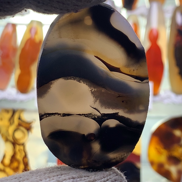 未镶嵌玛瑙/玉髓珠宝半成品121