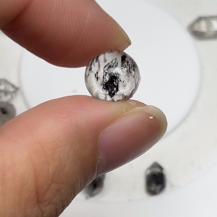 一***星颈饰水晶未镶嵌闪灵钻圆珠9mm+