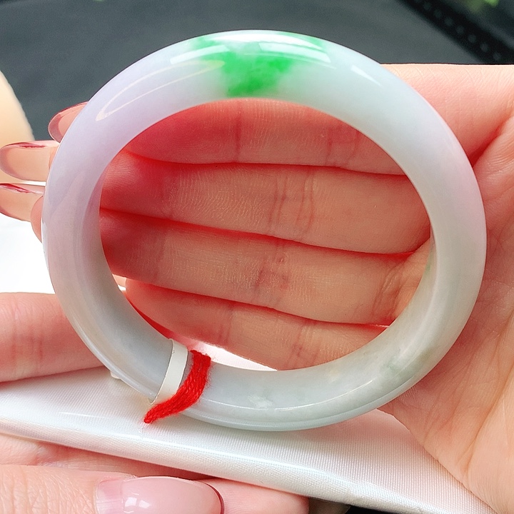 翡翠手镯未镶嵌58正圈