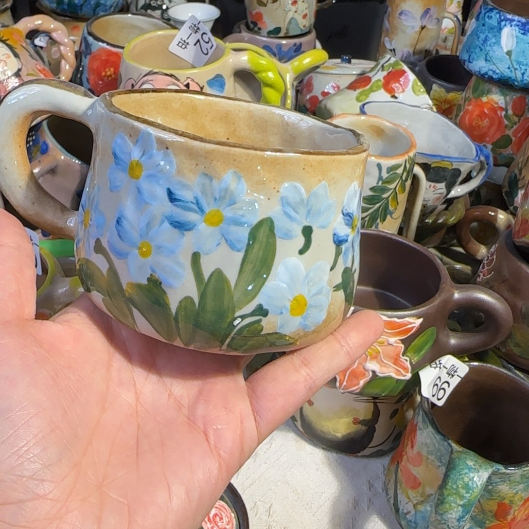 景德镇釉下彩陶瓷微瑕104