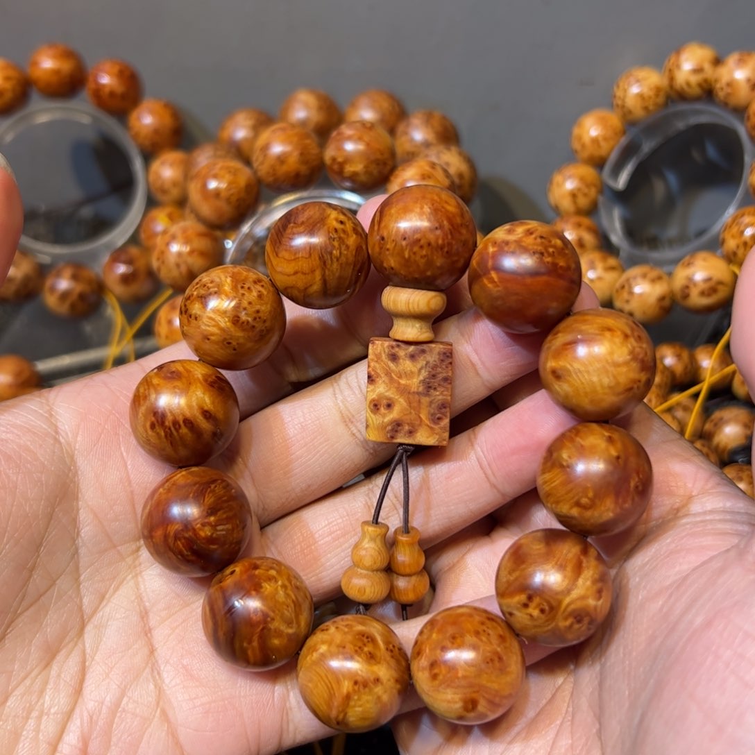 柏木（崖柏）手串/手链2.0陈化红油入门级瘤疤手串