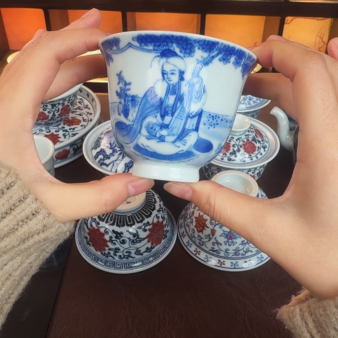 景德镇陶瓷手绘作品