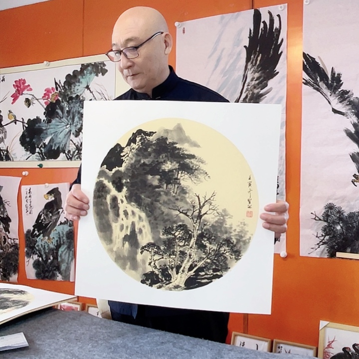 国画张圣敏先生纯手绘作品