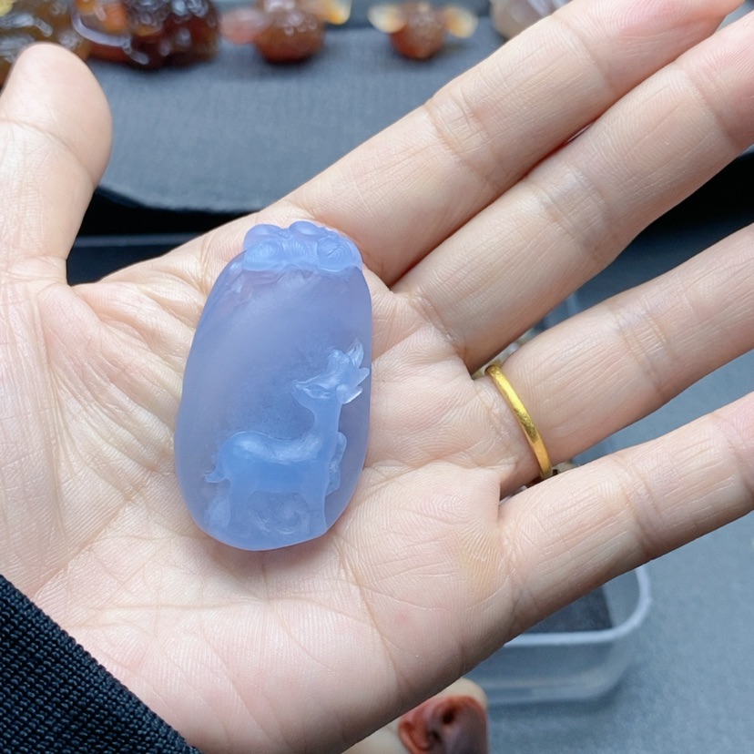 【闪购商品】未镶嵌吊坠定制玛瑙