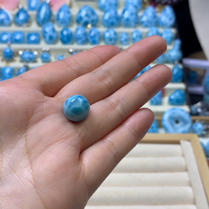 狸***狸未镶嵌针钠钙石（海纹石）珠宝半成品