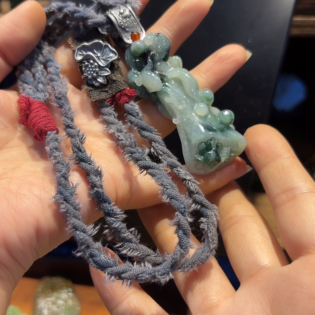 翡翠颈饰未镶嵌原创