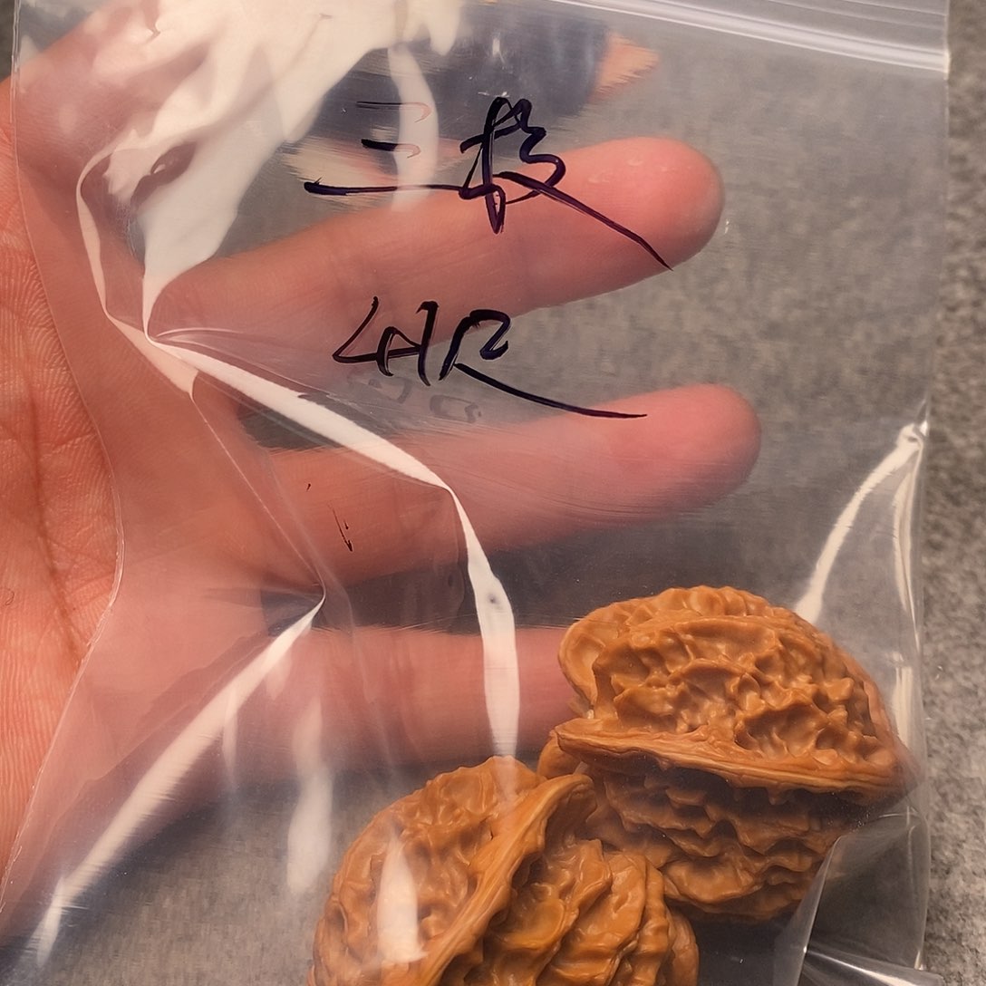 文玩核桃把件不*三棱