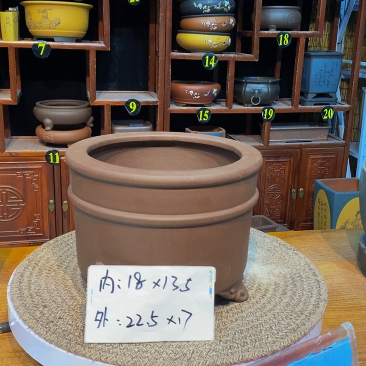 紫砂花盆紫砂紫砂