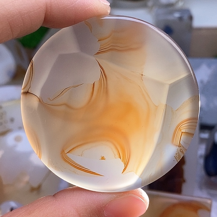 玛瑙/玉髓颈饰足银镀金镶嵌