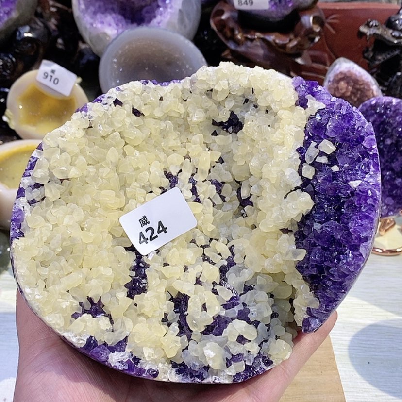 【闪购商品】水晶天然水晶摆件方解石未镶嵌