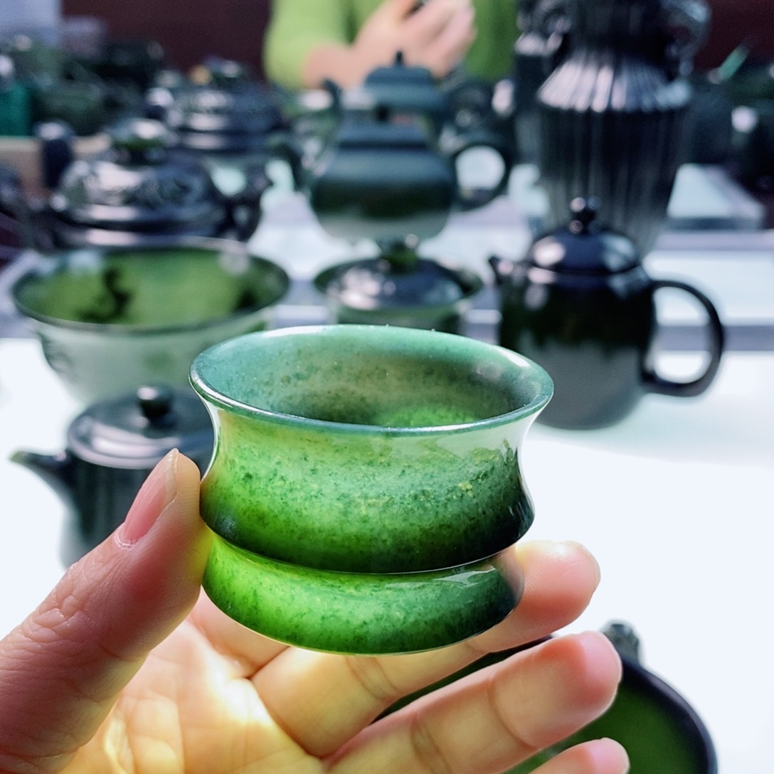 和田玉（青玉）摆件未镶嵌