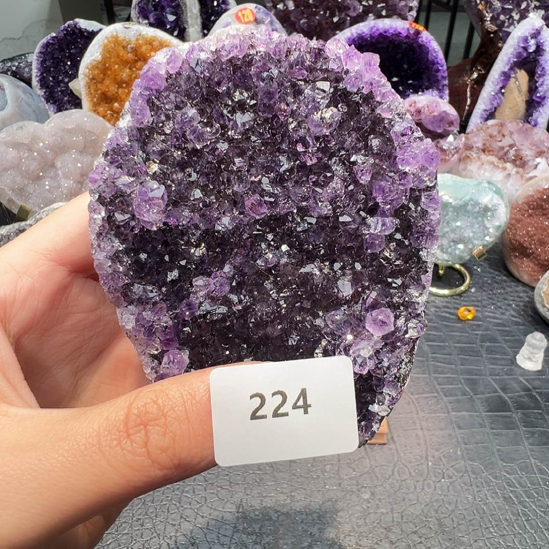 未镶嵌珠宝半成品紫晶