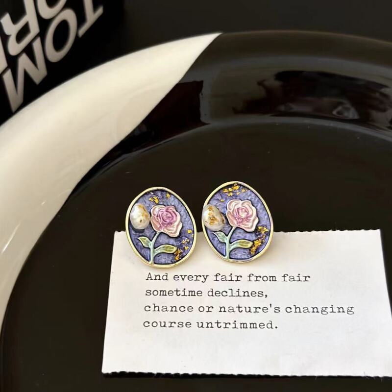 铜合金耳饰 H267 气质轻奢小众ins百搭优雅耳饰