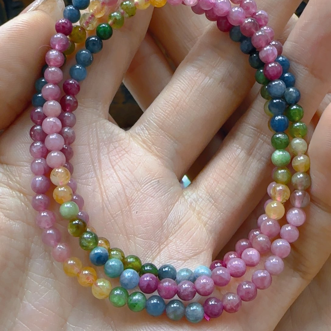 碧玺手链未镶嵌碧玺的185