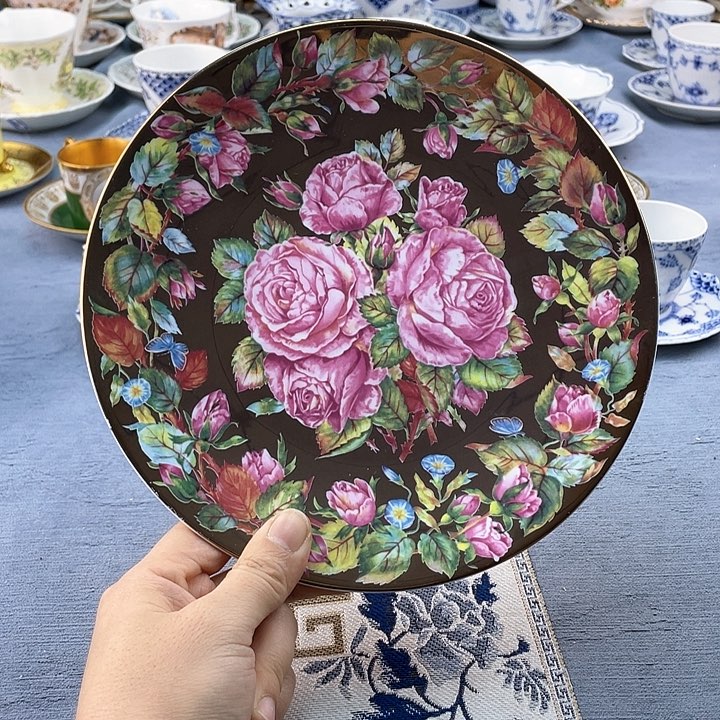 中古欧瓷瓷器小房子