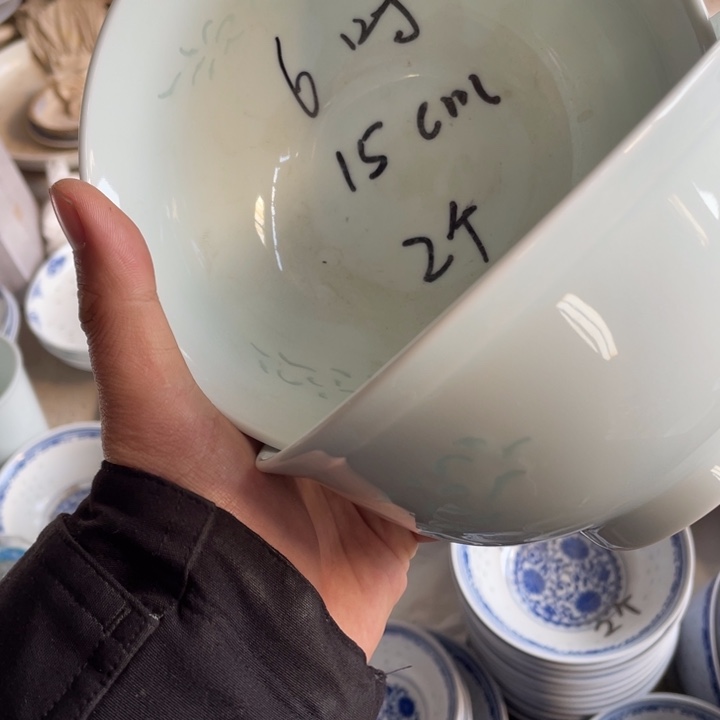 碗瓷景德镇高温细白瓷餐具