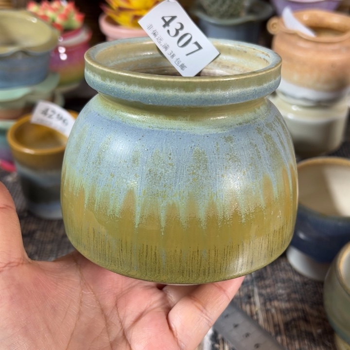 口7高9 手工花盆满30包邮