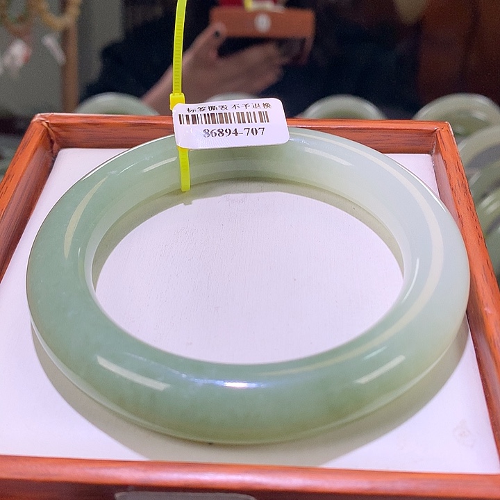 和田玉手镯未镶嵌58-59