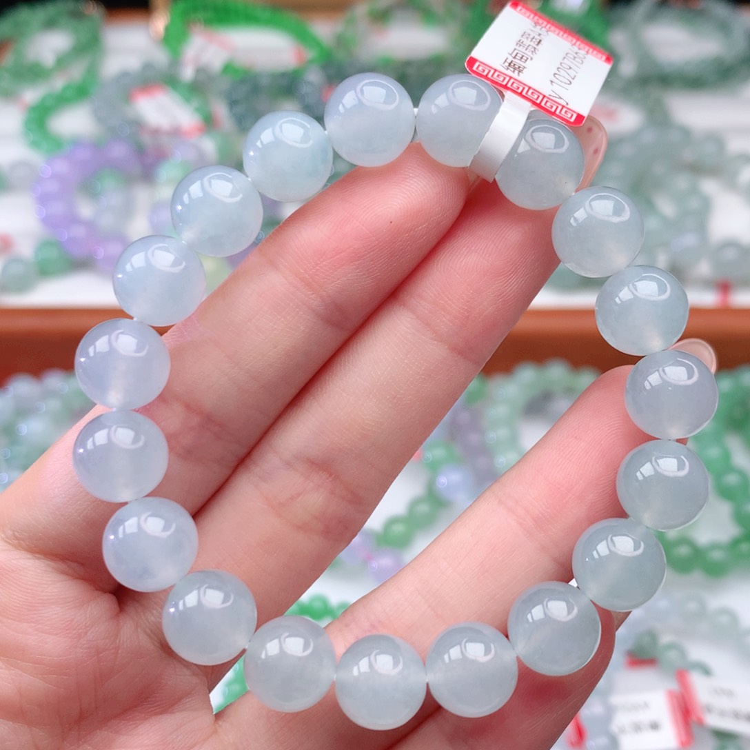 翡翠手链未镶嵌翡翠10mm