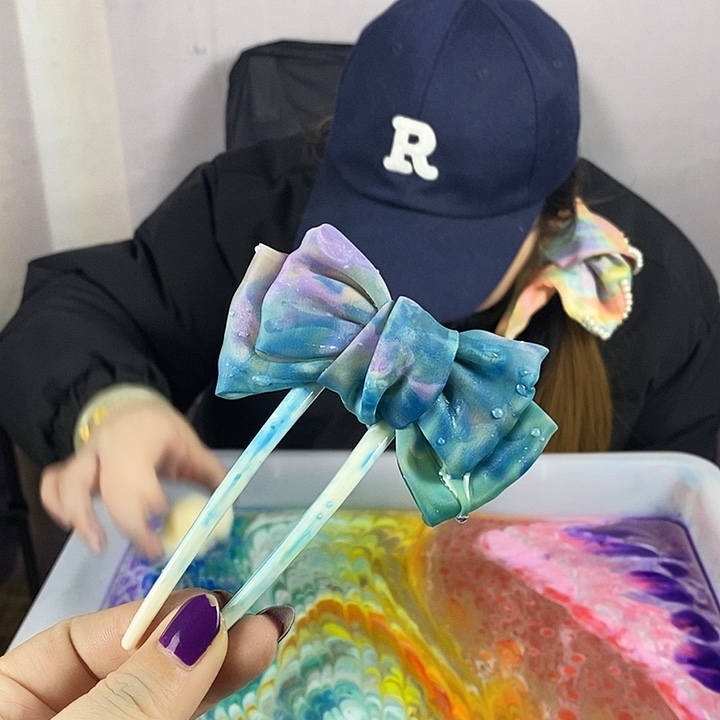 ****亮大理石磁石发簪呀