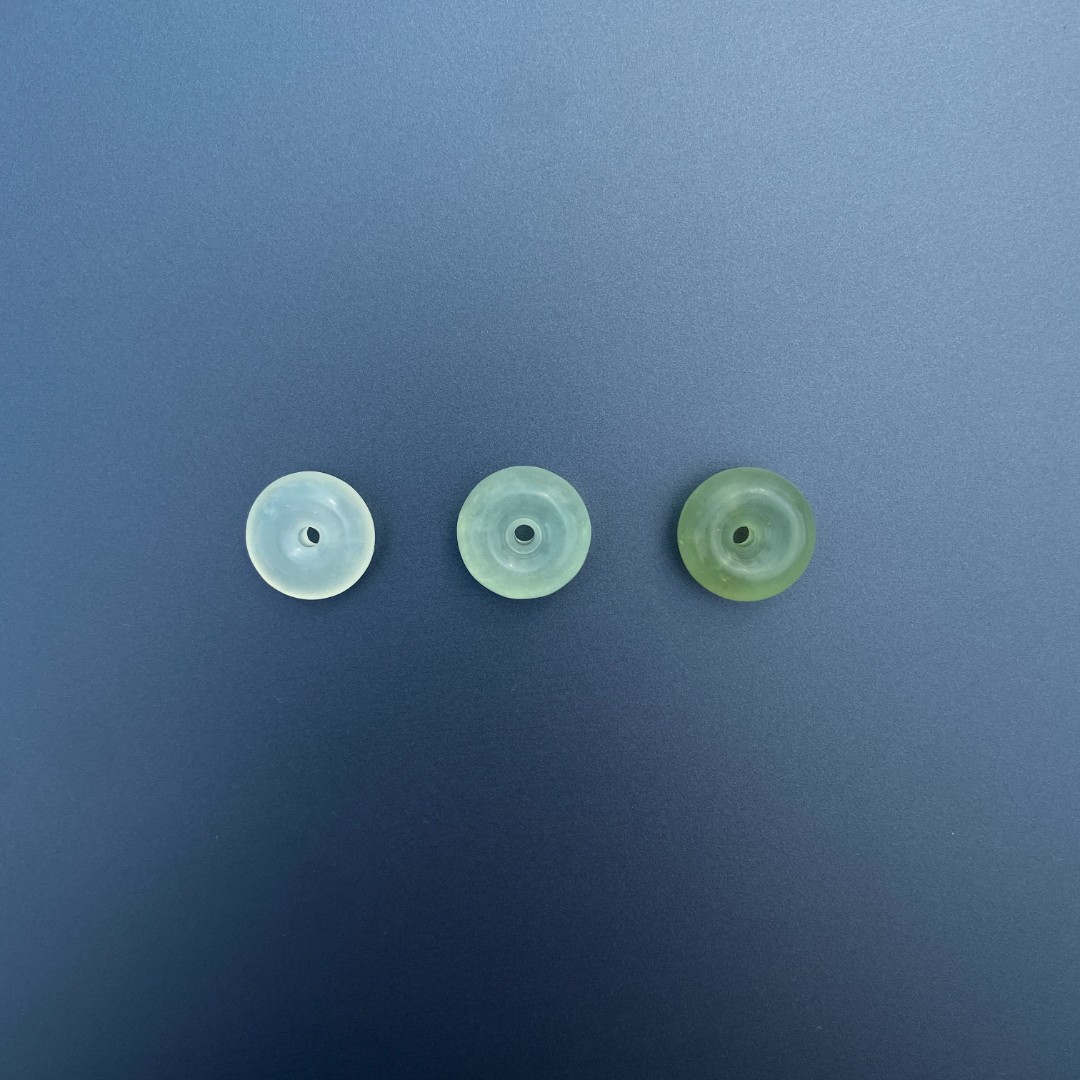 【文宇宠粉】纯天然蛇纹石玉未镶嵌多样性发其一平安扣