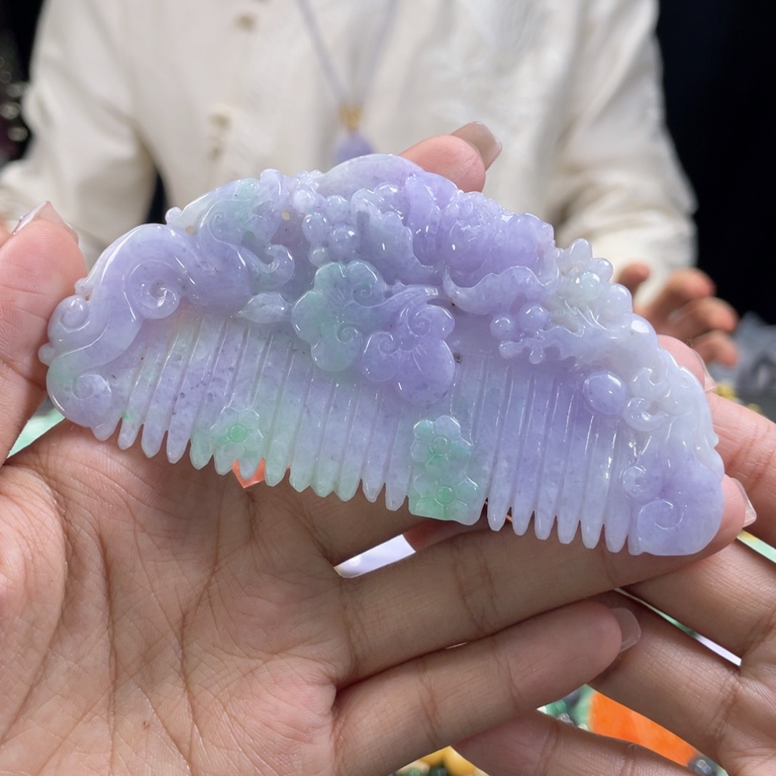 翡翠颈饰未镶嵌代编织