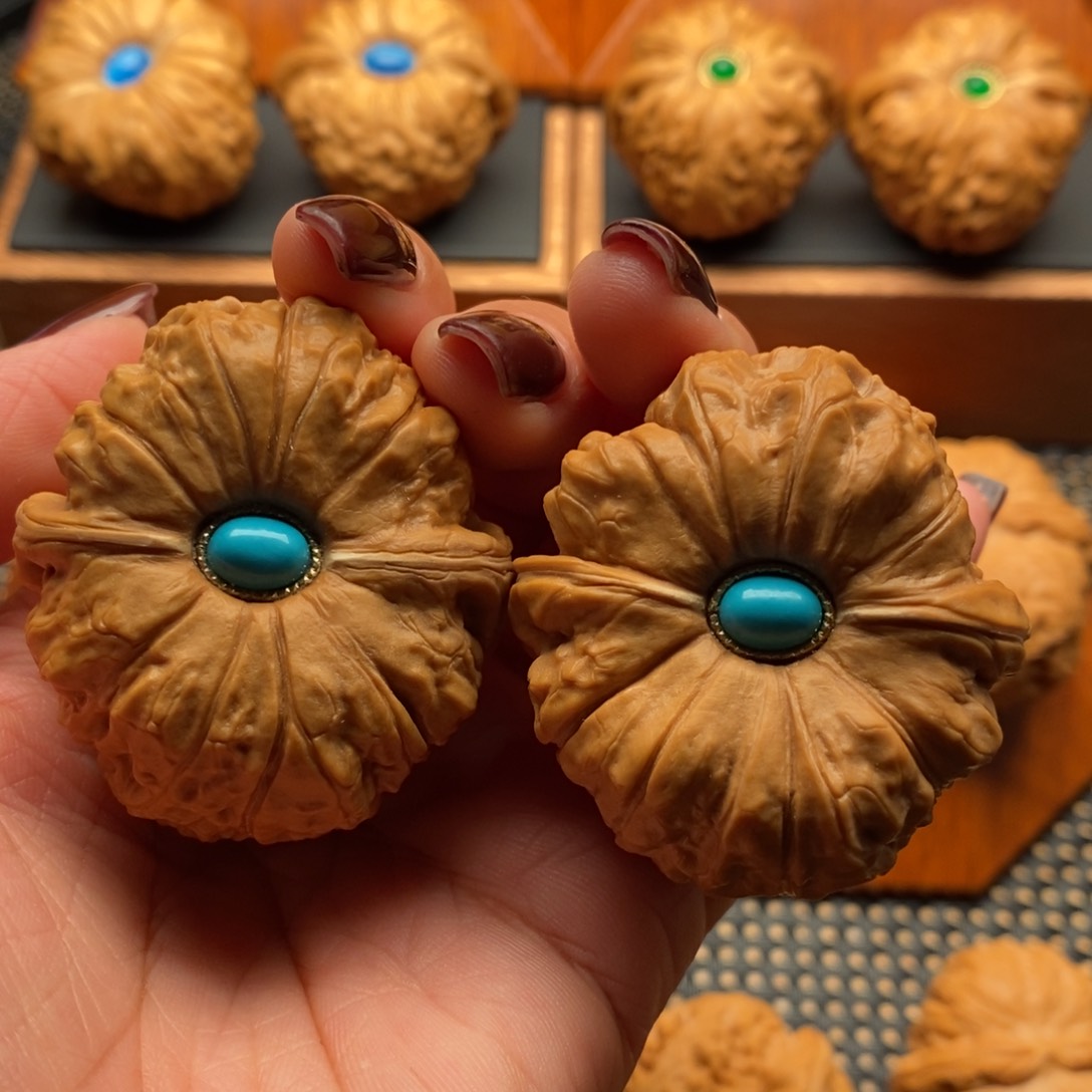 文玩核桃把件闲****?南瓜吨