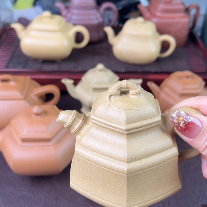 茶壶紫砂本绿竹鼎