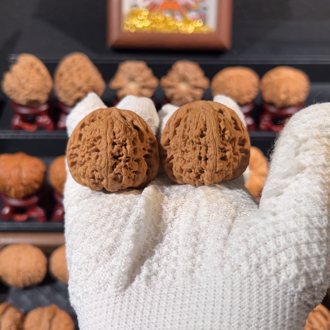 把件文玩核桃南将石40+