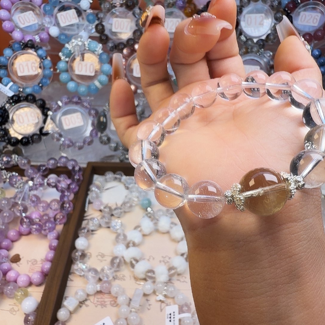 手链水晶合金白水➕黄